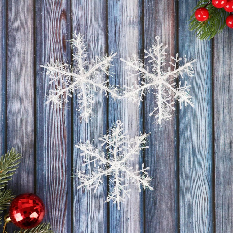 Украшение декор. "Снежинка-пушинка" 10см 03шт/наб. цв.белый арт.811294 Украшение декор. "Снежинка-пушинка" 10см 03шт/наб. цв.белый арт.811294