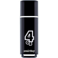 Флеш диск 4GB USB 2.0 Smartbuy Glossy series SB4GBGS-K, черный Флеш диск 4GB USB 2.0 Smartbuy Glossy series SB4GBGS-K, черный