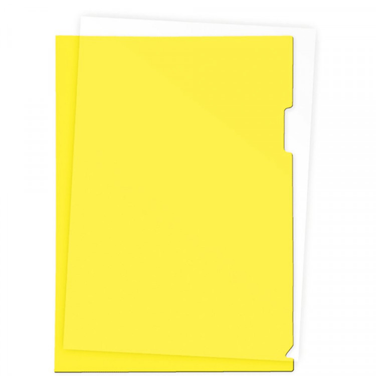 Папка-уголок А4 180мкм  deVENTE желтый арт.3074713 (Ст.)