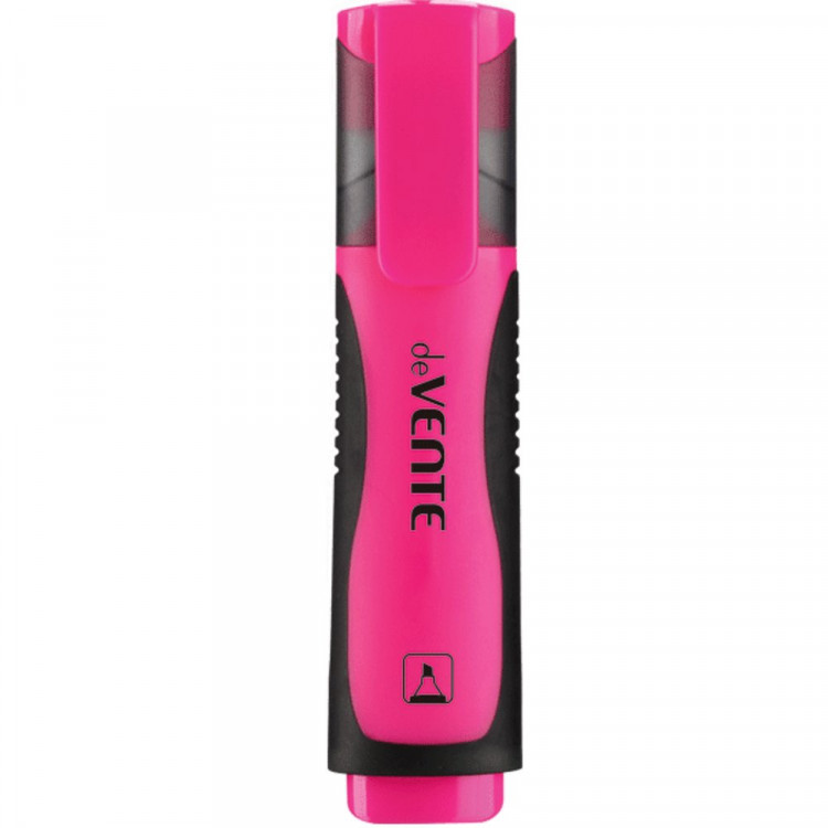 Текстовыделитель  deVENTE 1-5мм скошенный розовый арт.5045328