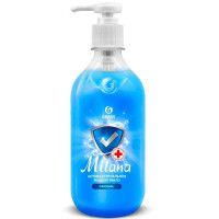 Туалетное мыло жидкое 500мл дозатор Milana Original антибактериальное Grass