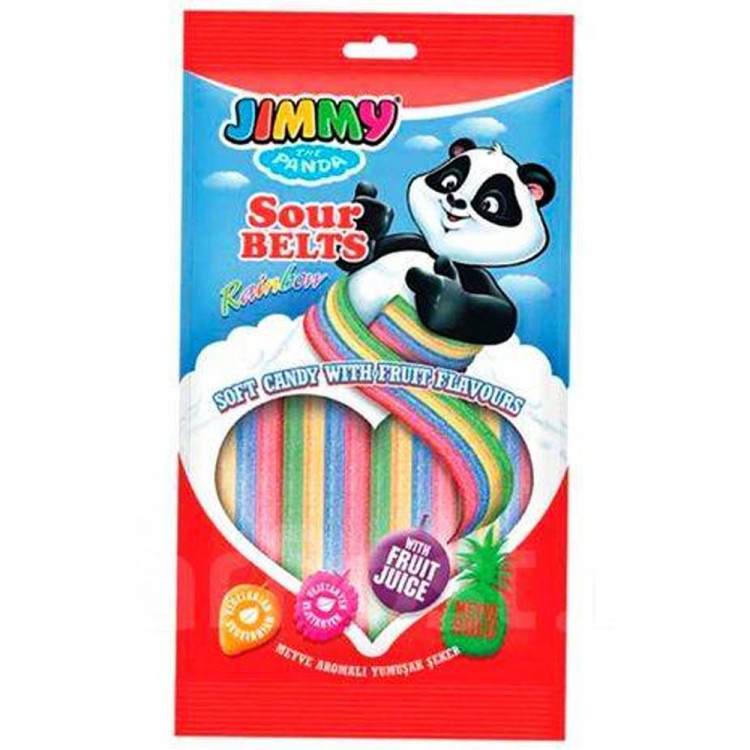 Жевательный мармелад Jimmy 75гр Кислые ремешки (Ст.12)