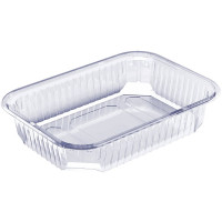 Контейнер низкий без крышки 500мл 186*132*37мм (Ст.100/1000)