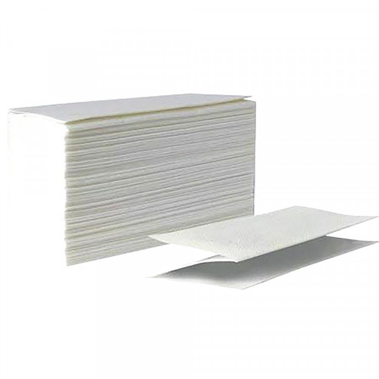 Полотенце бумажное Z-сложение 2-сл 200л белые Терес Комфорт (21*23) Система H3 белые арт.N-0240 (Ст.20)