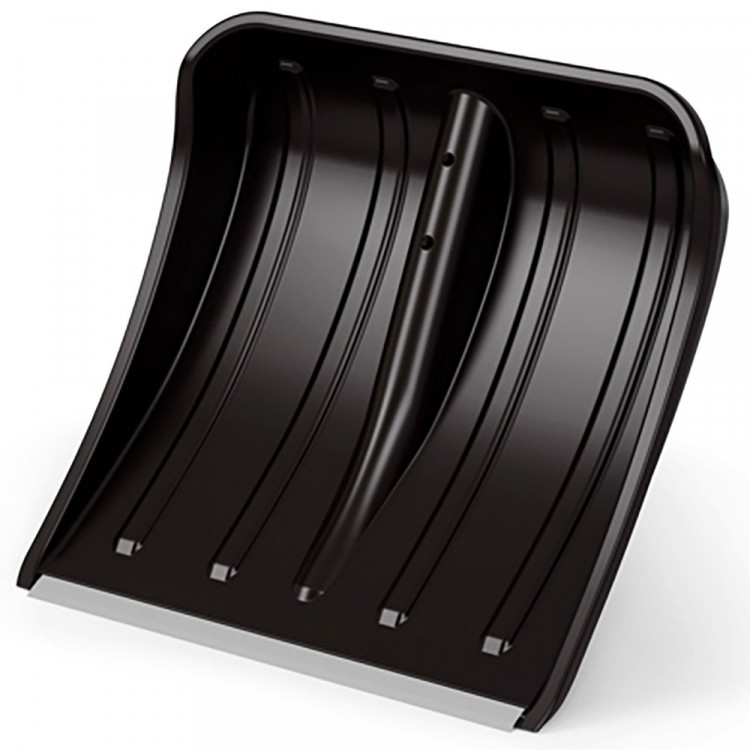 Лопата снеговая пластик 375*375 мм с черенком дерево с оцинк. наконечником арт.М8813