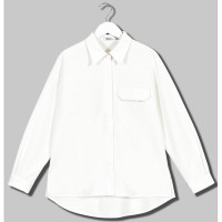 Блузка для девочки (Делорас) длинный рукав цвет молочный арт.63829C размерный ряд 34/134-46/170 Блузка для девочки (Делорас) длинный рукав цвет молочный арт.63829C размерный ряд 34/134-46/170