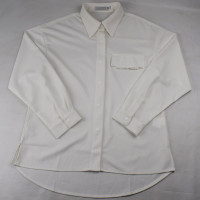 Блузка для девочки (Делорас) длинный рукав цвет молочный арт.63829C размерный ряд 34/134-46/170