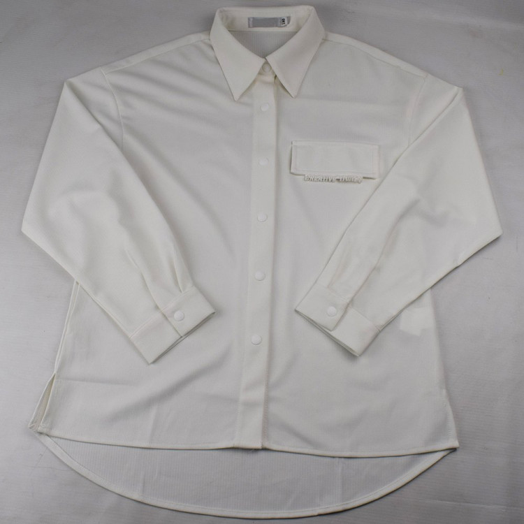 Блузка для девочки (Делорас) длинный рукав цвет молочный арт.63829C размерный ряд 34/134-46/170