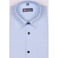 Сорочка подростковая длинный рукав размерный ряд 37/158-164 -41/176-182 цвет голубой Brostem арт.DS1A60-4706X на кнопках Сорочка подростковая длинный рукав размерный ряд 37/158-164 -41/176-182 цвет голубой Brostem арт.DS1A60-4706X на кнопках