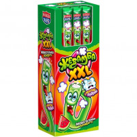 Жевательная конфета Жевамба XXL арбуз с кислой пудрой 15гр (Ст.30) Жевательная конфета Жевамба XXL арбуз с кислой пудрой 15гр (Ст.30)