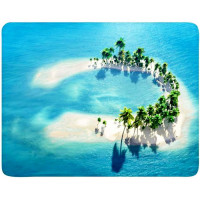 Коврик для мыши BURO BU-M10017 рисунок остров (ПВХ)