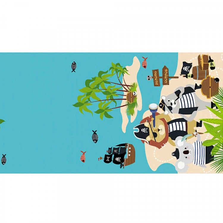 Скатерть "Пираты.С днем рождения!" 137см*181см арт.6069483