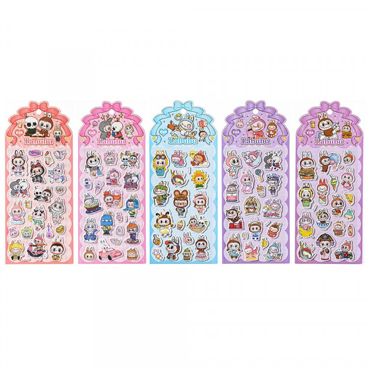 Наклейки А5 (Mazari) Зубастик ассорти арт.M-20619