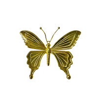 Украшение декоративное "Бабочка золотая" 15,5*10,5см арт.80244