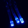 Гирлянда эл.д/дома занавес Дождь 1,5*2,5м 360LED (св.провод) цв.синий 8реж. арт.131-031