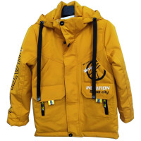 Куртка  для мальчика (MULTIBREND) арт.yb-YY2232-1 размерный ряд 28/110-34/134 цвет желтый