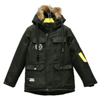 Куртка зимняя для мальчика (MULTIBREND) арт.jscs-602-2 цвет зеленый