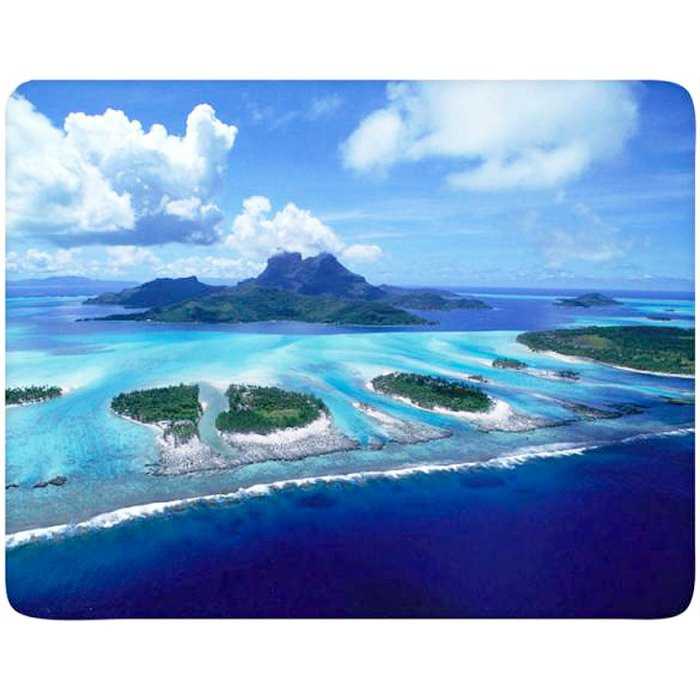 Коврик для мыши BURO BU-M10025 рисунок Бора-Бора (ПВХ) Коврик для мыши BURO BU-M10025 рисунок Бора-Бора (ПВХ)