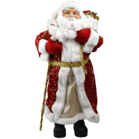 Игрушка декор. "Дед Мороз" 61см в золотой шубке арт.88461