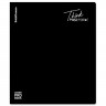 Тетрадь пластиковая обложка  А5 клетка 48 листов (ErichKrause) CoverProBook Words черный арт.61951