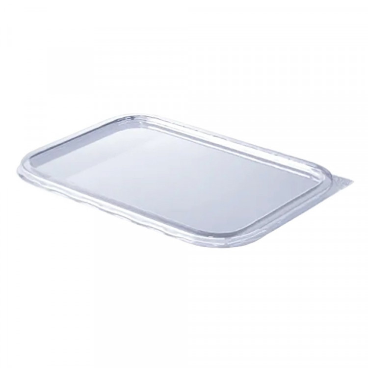 Крышка пластиковая, цвет прозрачный к контейнеру 186х132мм (Ст.100/500)