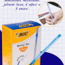 Ручка шариковая  прозрачный корпус  (BIC) Round Stic син 1мм арт.BC893212