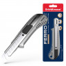 Нож канцелярский 18мм ErichKrause auto-lock металлический арт.19158 (Ст.12/96) Нож канцелярский 18мм ErichKrause auto-lock металлический арт.19158 (Ст.12/96)