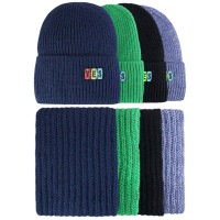 Комплект зимний для мальчика (Полярик) арт.L-18-74 размер 52-56 (шапка+снуд) цвет в ассортименте