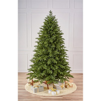 Елка 240см "Кремлевская" (хвоя литая+ПВХ, ветки на шарнирах, подставка металл.) арт.ЕКРС 24