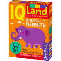 Карточки обучающие (Айрис) Загадочные лабиринты многоразовые с маркером 5+ арт.29664 Карточки обучающие (Айрис) Загадочные лабиринты многоразовые с маркером 5+ арт.29664