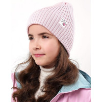 Шапка демисезонная для девочки (CLEVER) арт.554285ха размер 52-54 цвет розовый Шапка демисезонная для девочки (CLEVER) арт.554285ха размер 52-54 цвет розовый