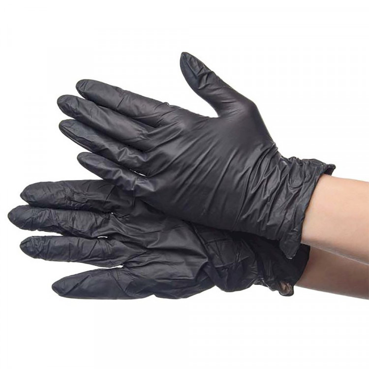 Перчатки нитриловые черные р-р L 200шт/уп (Ст.1/10) арт.Optiline Перчатки нитриловые черные р-р L 200шт/уп (Ст.1/10) арт.Optiline