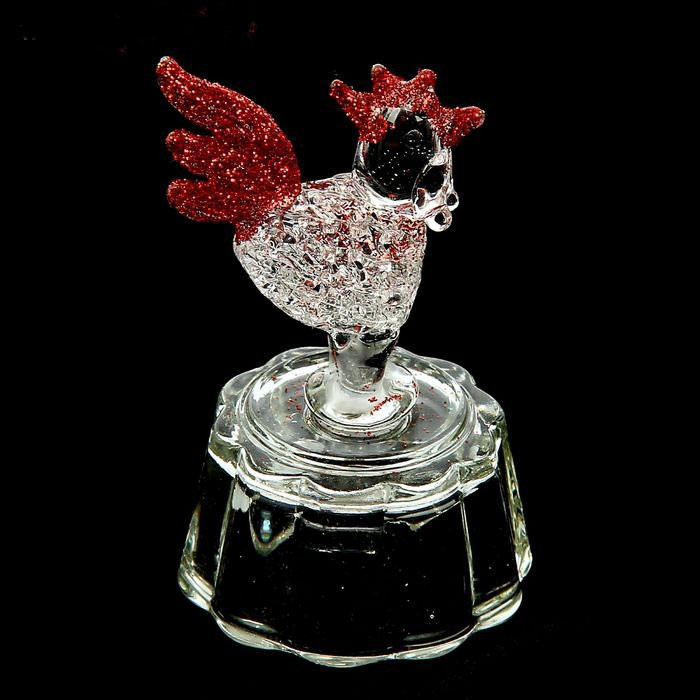 яяяСтатуэтка СИМВОЛ ГОДА "Петушок" 4см арт.1379623