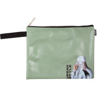 Папка школьная для тетрадей А4 на молнии кожзам deVENTE Городской стиль (Urban Style) с ручкой арт.8053507