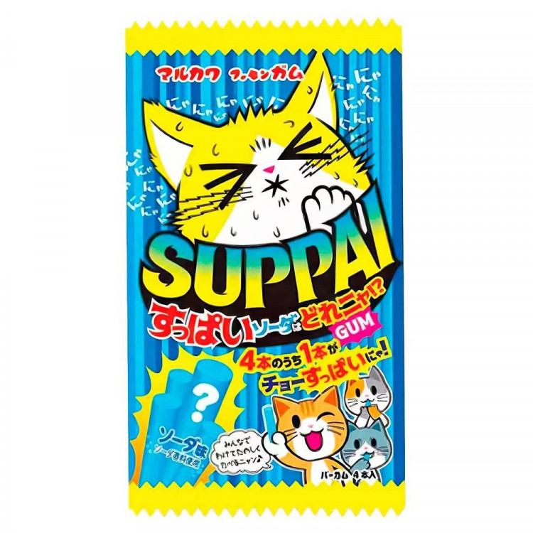 Жев. резинка Marukawa 15,8гр Suppa Кислая содовая (Ст.20)