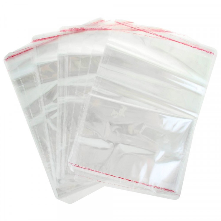 Пакет фасовочный с замком и скотчем (БОПП)  24*28мм, 30 мкм 100шт/уп (Ст.)