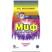 Стиральный порошок  МИФ 6000г автомат Свежий цвет