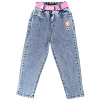Джинсы для девочки (MULTIBRAND) артикул L259-52 размерный ряд 24/92-30/122 цвет серый