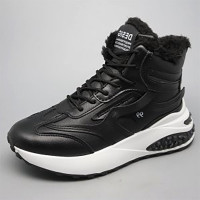 Кроссовки для девочки (MAIDI) черные верх-искусственная кожа подкладка - шерсть артикул 179-1