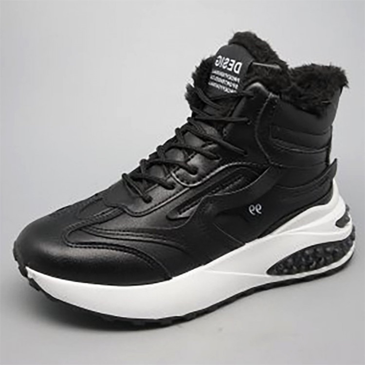 Кроссовки для девочки (MAIDI) черные верх-искусственная кожа подкладка - шерсть артикул 179-1