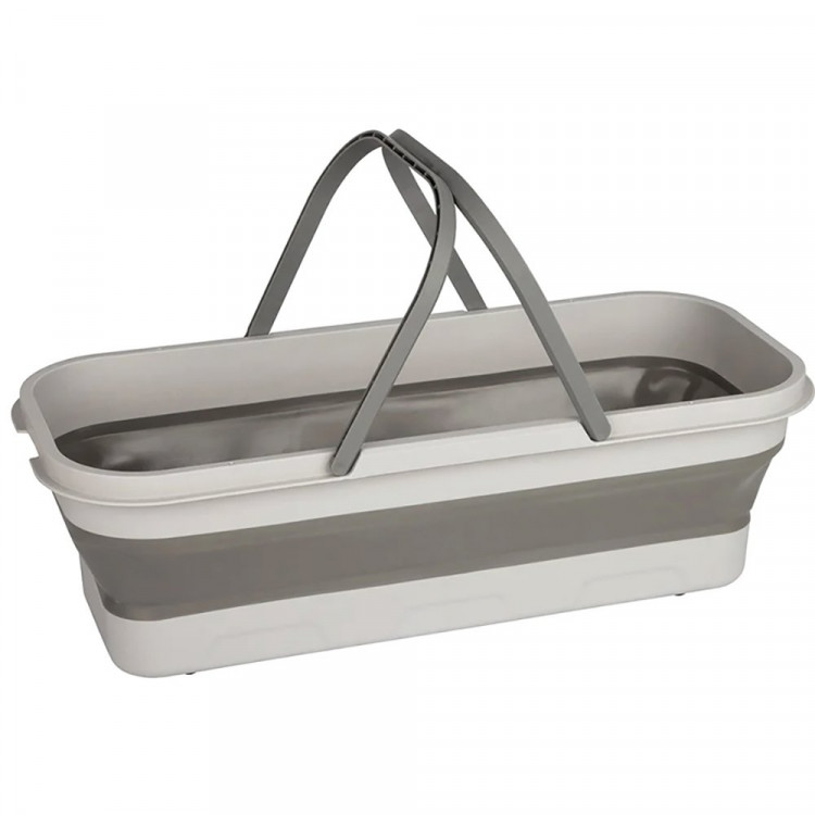 Ведро пластиковое складное 13 л. без крышки на колесах