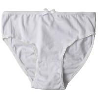 Трусы для девочки размер 40/152-158 арт.42003 95% хлопок 5% эластан цвет белый (12/13)