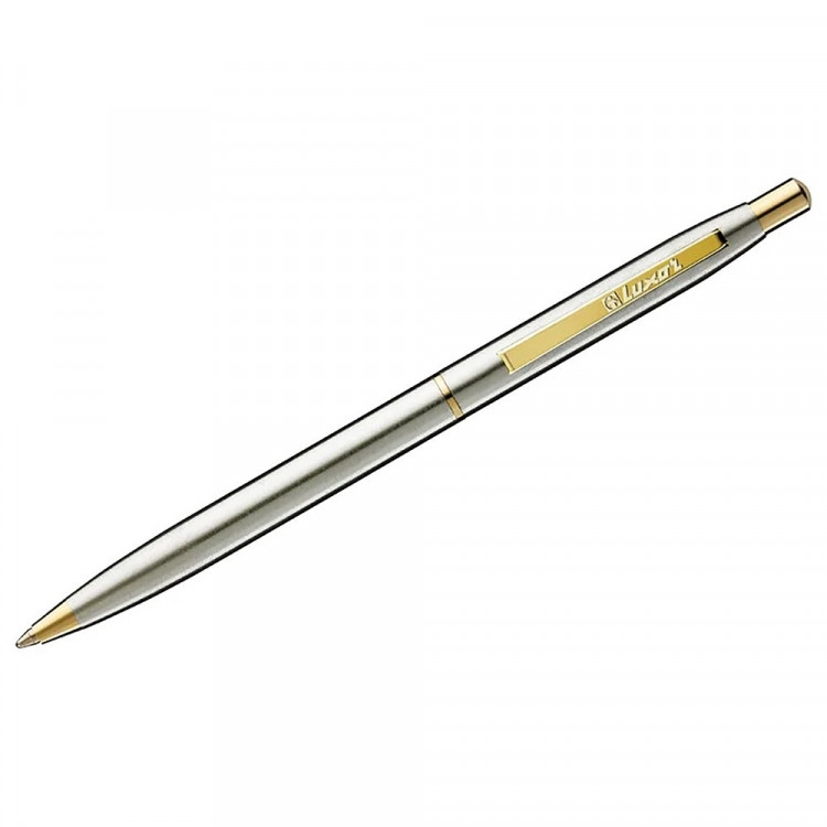 Ручка шариковая подарочная (LUXOR) Sterling корп. хром/золото арт.8210