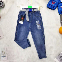 Брюки для мальчика (MULTIBRAND) артикул 31335-52 размерный ряд 24/92-30/116 цвет синий