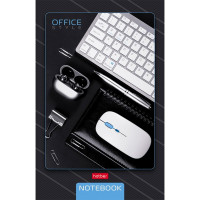 Блокнот А5 мягкая обложка скоба 48 листов (Hatber) Office Style клетка арт.48Б5В1_31346