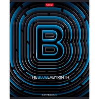 Тетрадь А5 линия 80 листов скоба (Hatber) Лабиринт арт.80Т5вмВ2