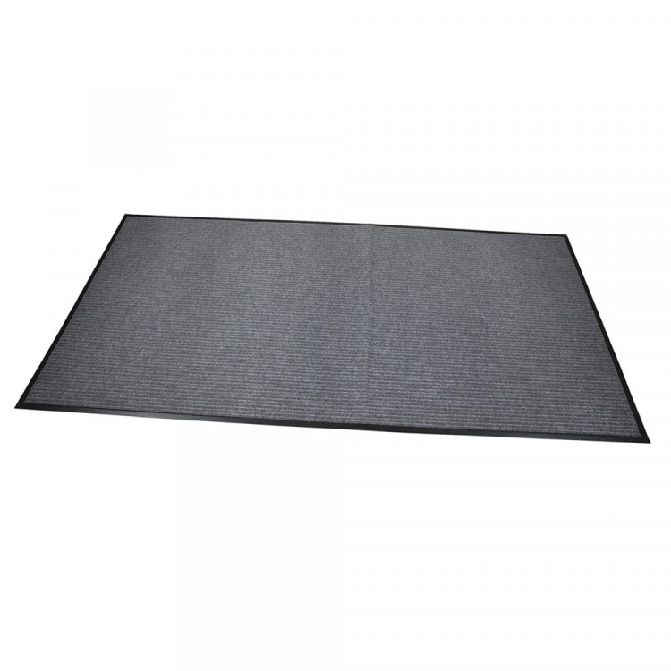 Коврик влаговпитывающий (1200х2400 мм) на резиновой основе "START" серый-коричневый