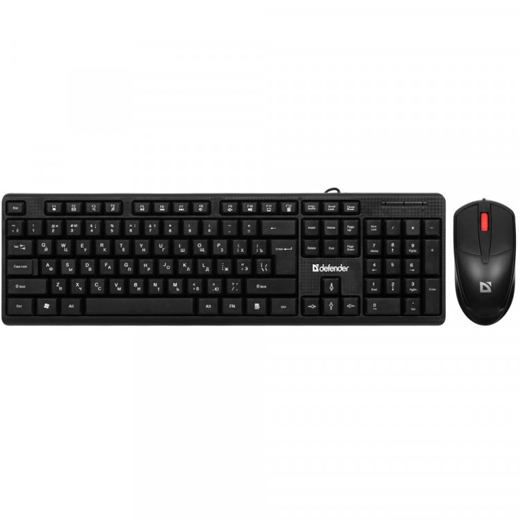 Клавиатура+мышь проводной Defender Line C-511 RU, USB, 1,8 м.,черный