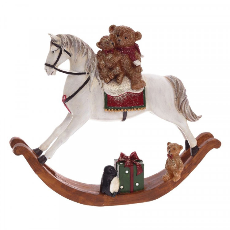 Статуэтка декоративная "Лошадка-качалка" 24см арт.742874