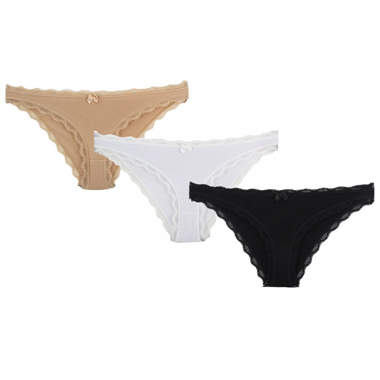 Трусы женские размер 44-46(L) арт.11220-1 95% хлопок 5% эластан цвет ассорти